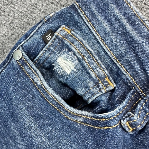 Judy Blue Women's 9/29 Enya High-Rise Slim Bootcut Jeans Distressed High Rise - Picture 7 of 12